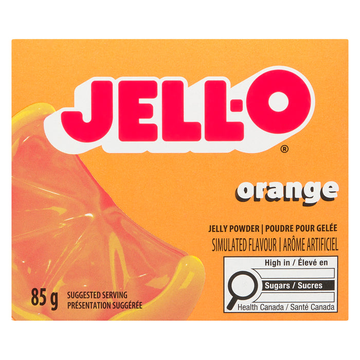JELL-O Poudre pour Gelée Orange, 85 g