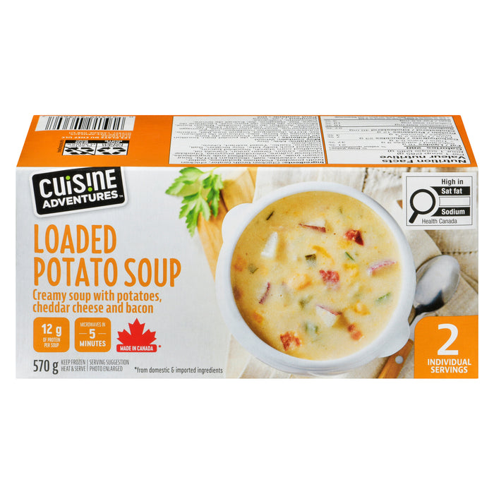 Soupe de pommes de terre de Cuisine Adventures, paquet de 2 - 570g