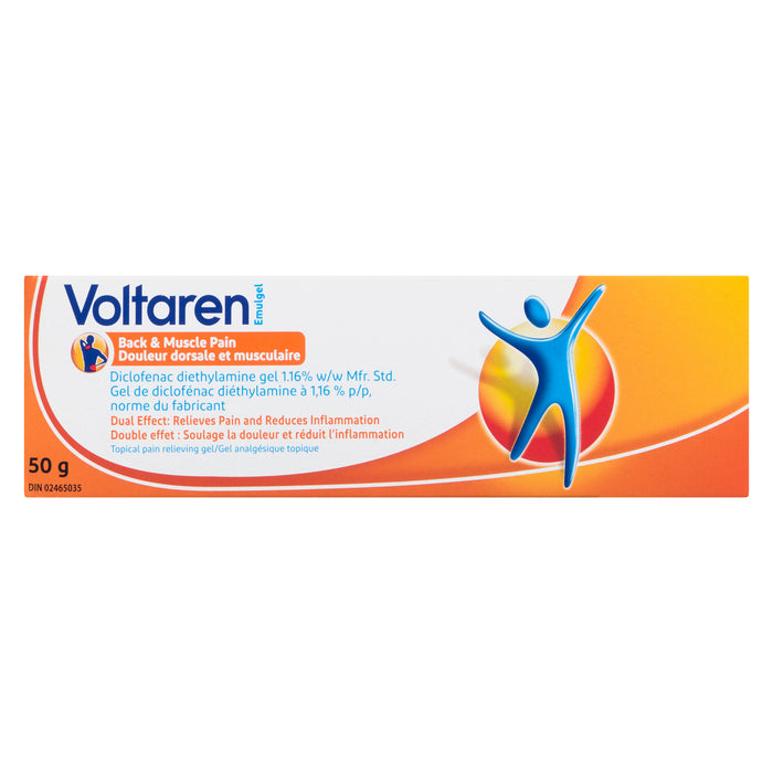 Voltaren Back & Muscle Pain Emulgel, 50-g