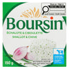 Boursin Soft White Cheese Shallot & Chive 39 % M.F., 150 g