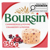 Boursin Soft White Cheese Cranberry & Pepper 38 % M.F., 150 g
