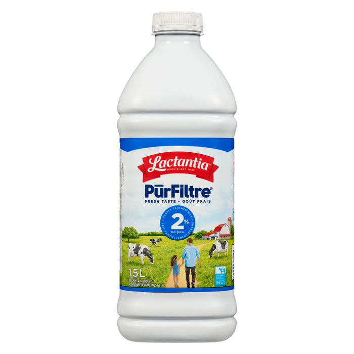 Lactantia PūrFiltre Lait Partiellement Écrémé 2% M.G., 1.5 L
