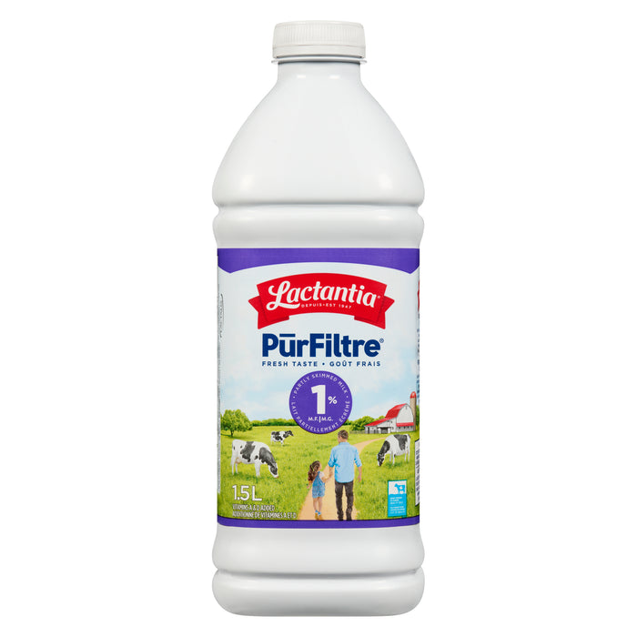 Lactantia PῡrFiltre Lait Partiellement Écrémé 1% M.G., 1.5 L