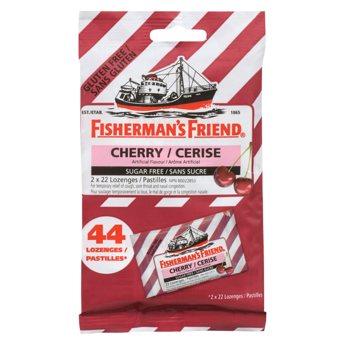 Fisherman's Friend Cherry Sugar Free Lozenges, 44-Pack