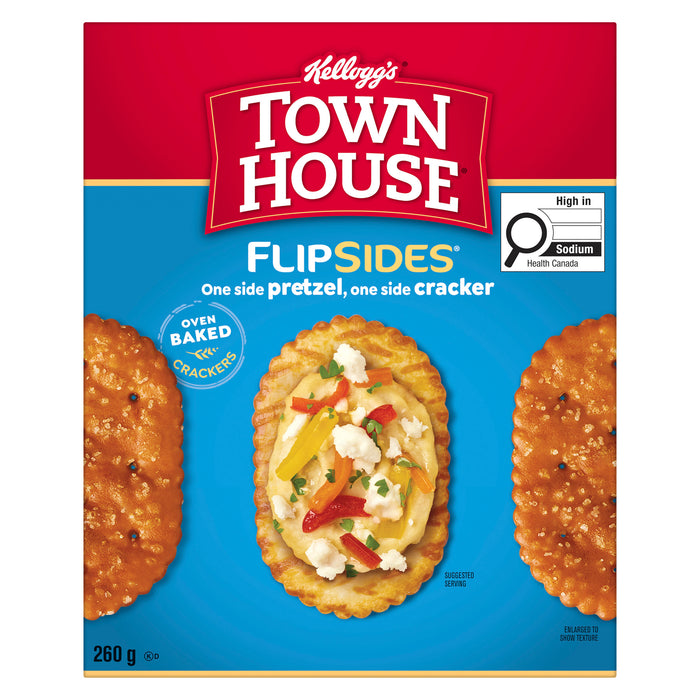 Kellogg's Town House FlipSides Crackers, 260 g