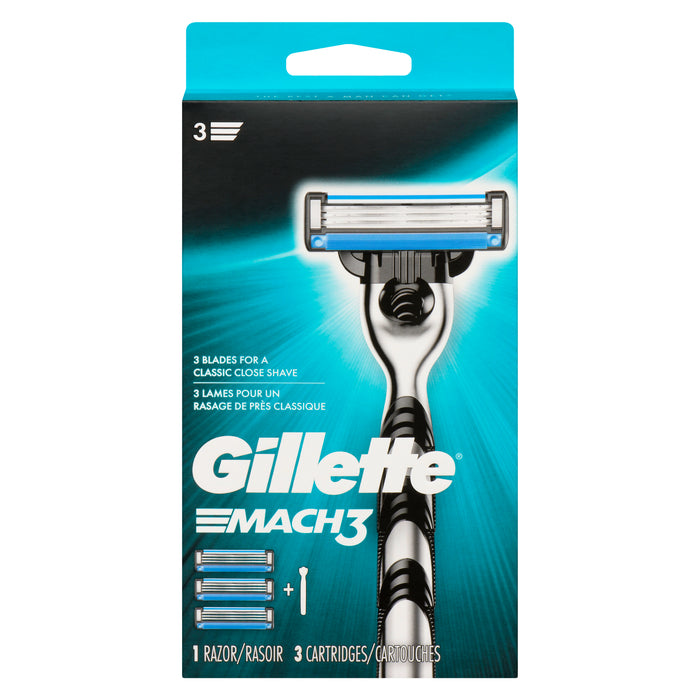 Gillette Mach 3 Men's Razor - 4pc.