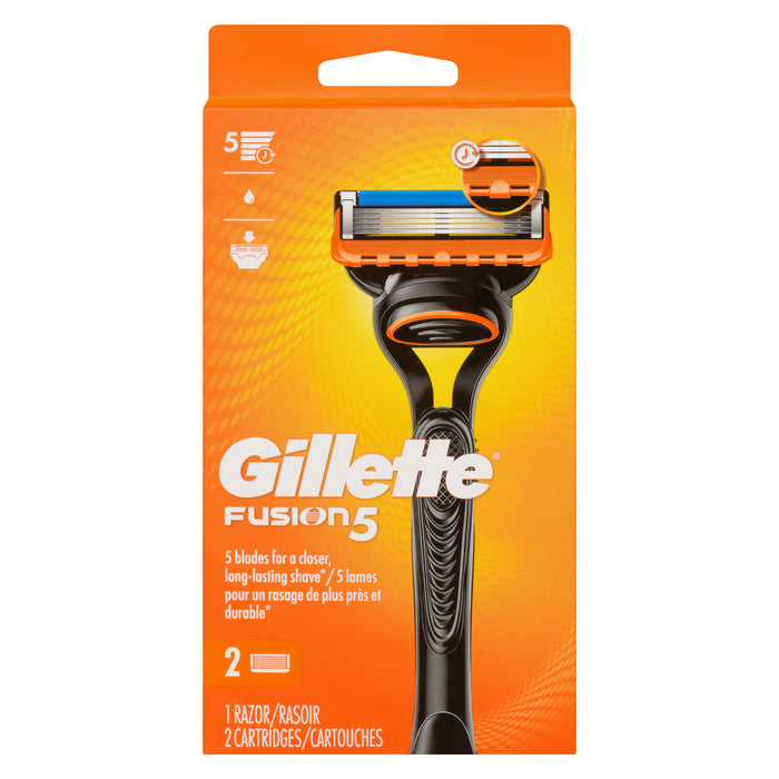 Rasoir Gillette Fusion 5 pour hommes  3 pièces