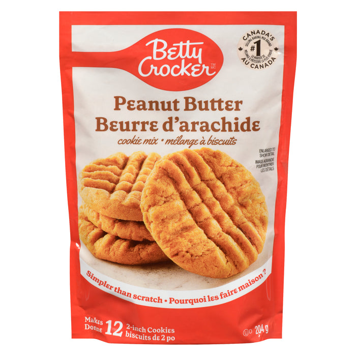 Betty Crocker Cookie Mix Peanut Butter, 204 g