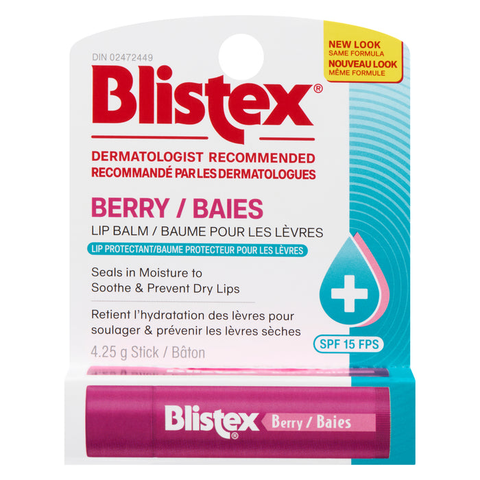 Blistex Lip Balm Berry SPF, 15 Stick, 4.2 g