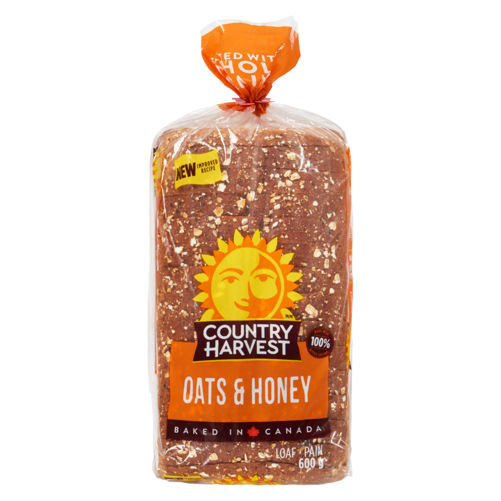 Country Harvest Oats and Honey Bread 600g Giant Tiger