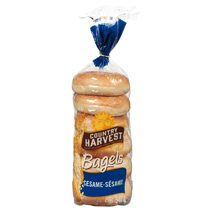 Country Harvest  Bagels Sésame emb. de 6 - 540 g