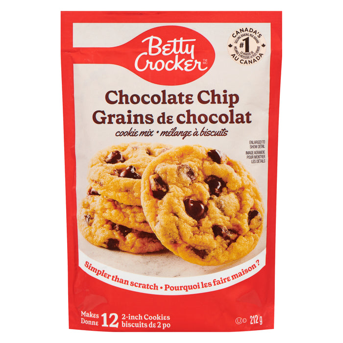Betty Crocker Cookie Mix Chocolate Chip, 212 g