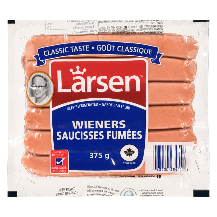 Larsen Saucisses Fumées Goût Classique, 375 g