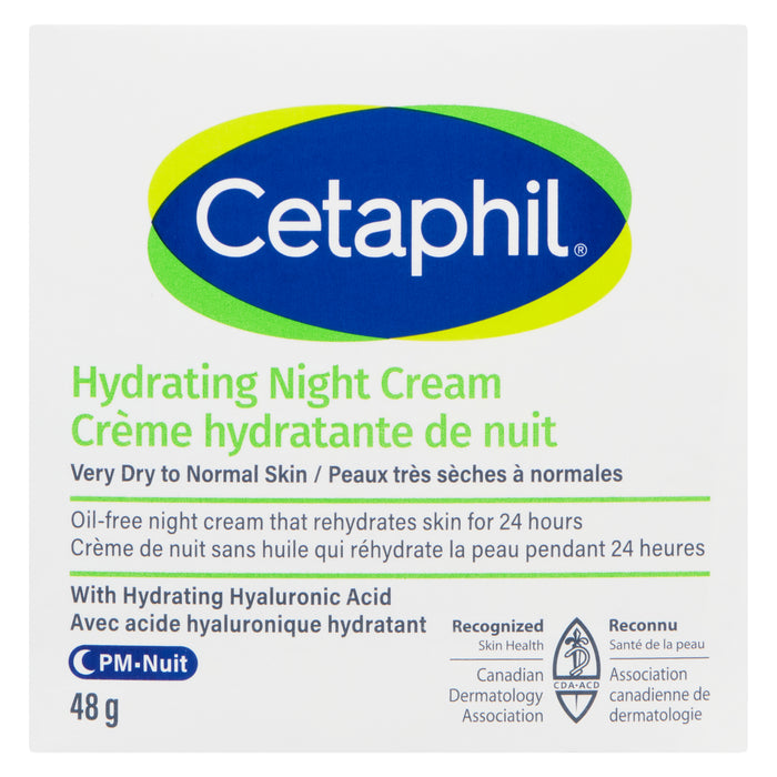 Cetaphil Hydrating Night Face Cream, 48-g