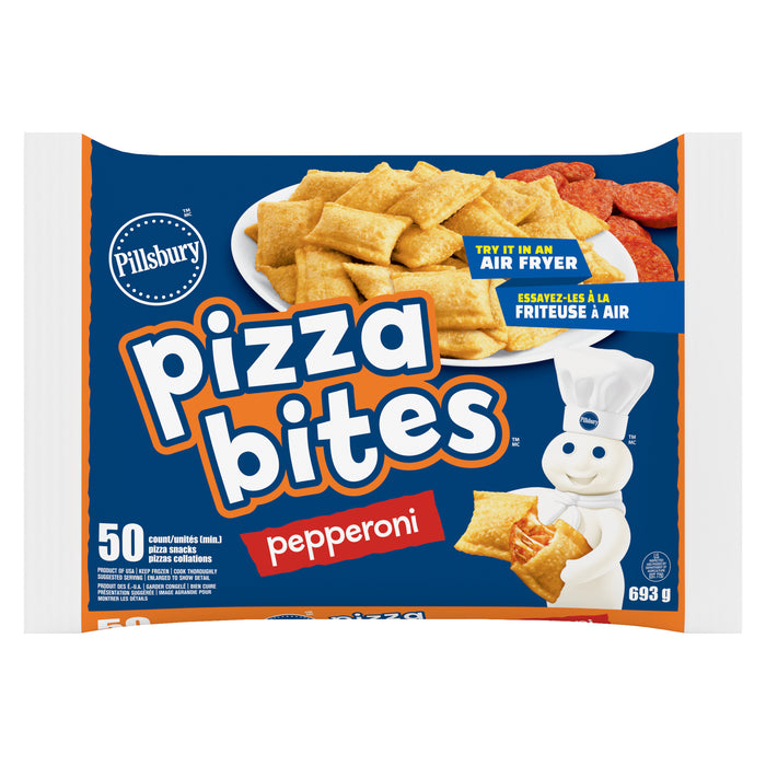 Pillsbury Pizza Bites Pizza Snacks Pepperoni, 693 g