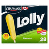 Bâtonnets glacés à la banane Li'l Lolly de Chapman's, emb. de 28 - 50 ml