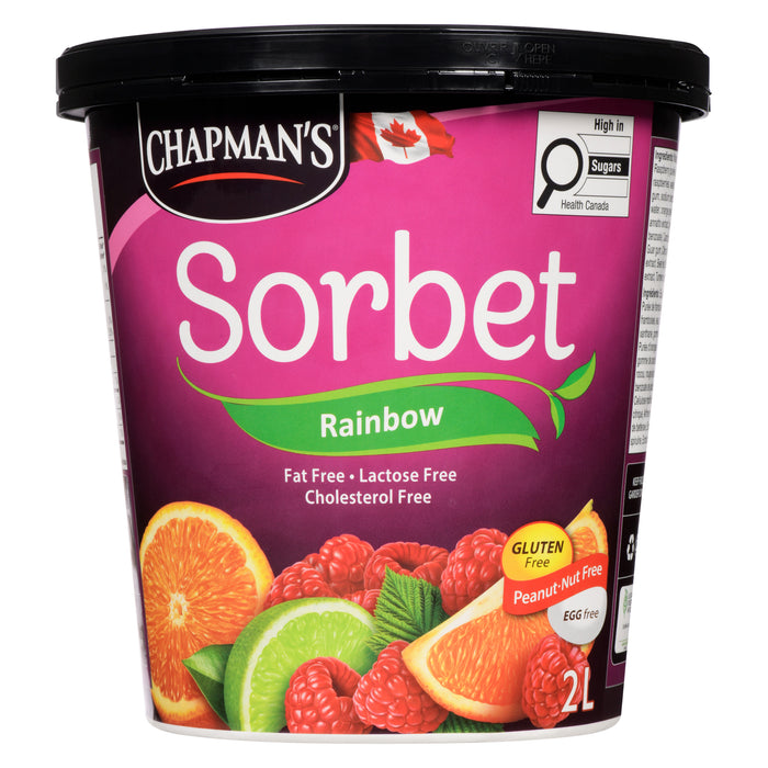 Chapman's Rainbow Sorbet, 2 L