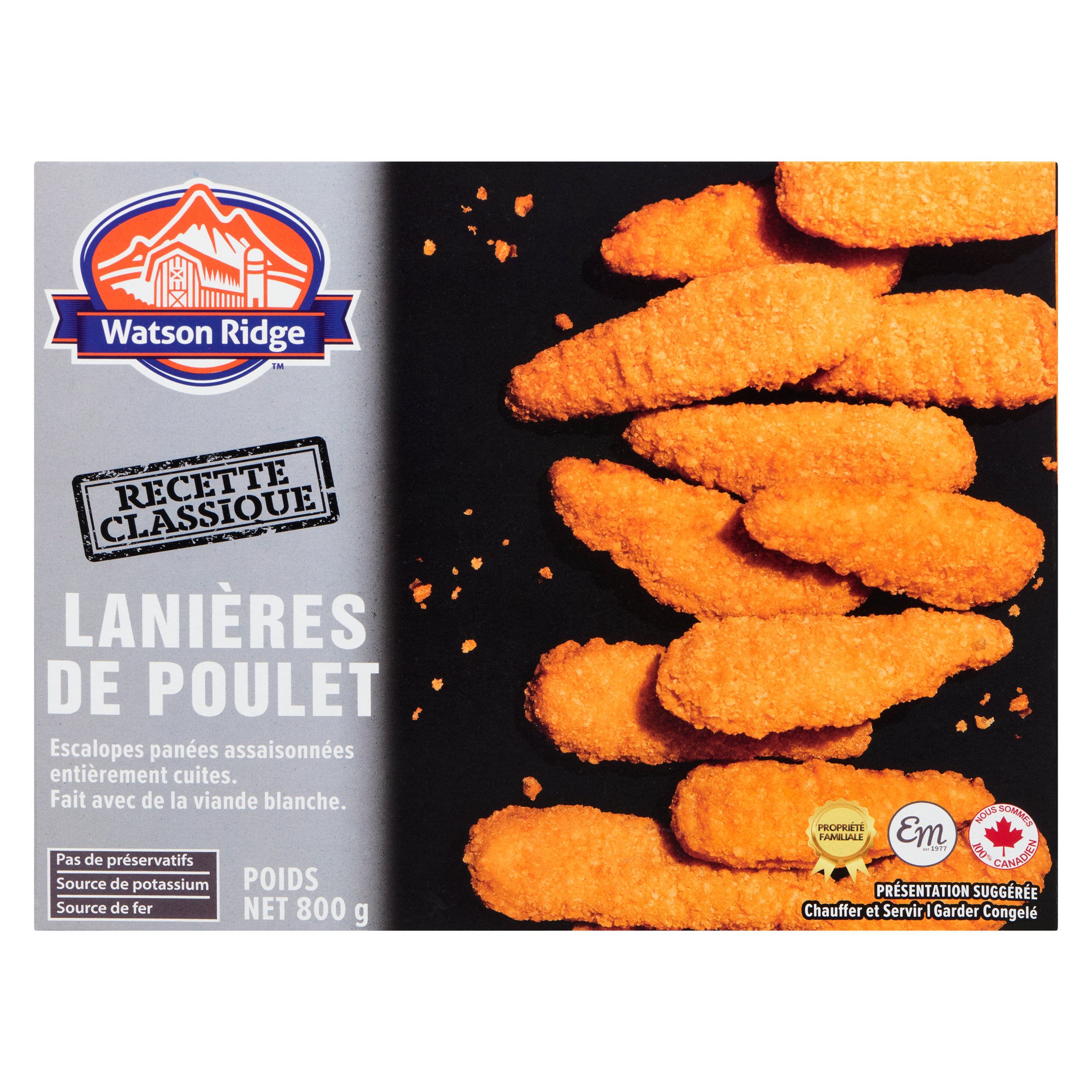 Watson Ridge Chicken Strips, 800 g – Giant Tiger