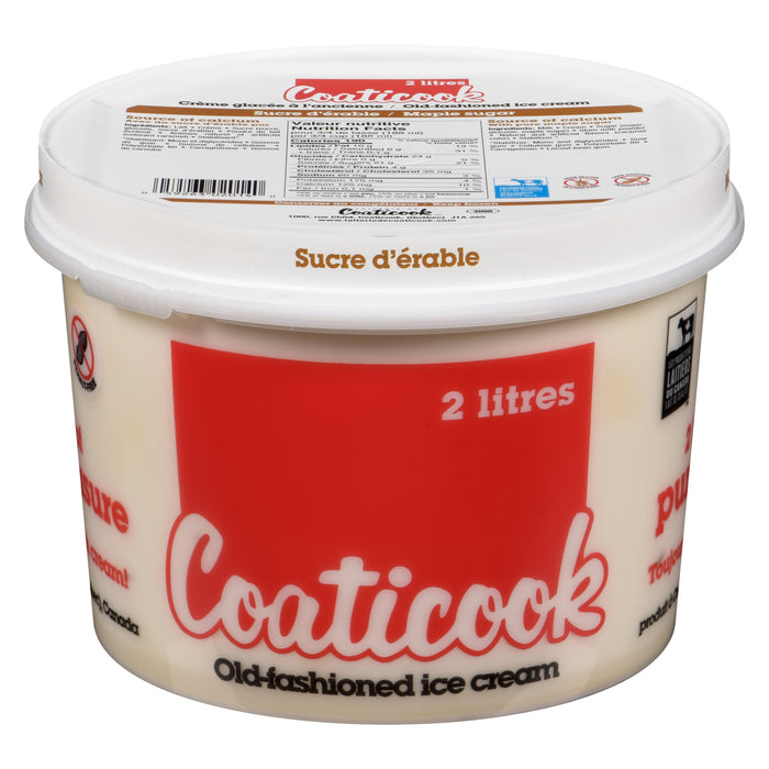 Coaticook Old-Fashioned Maple Sugar Ice Cream, 2-L
