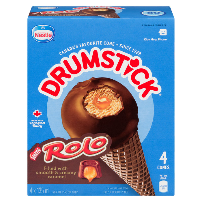 Nestle Rolo Drumstick, 4-Pack, 135-ml
