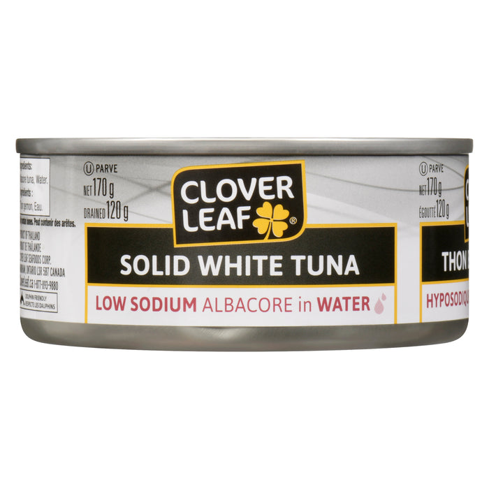 Clover Leaf Thon Blanc Entier Hyposodique Germon dans l'Eau - 170g