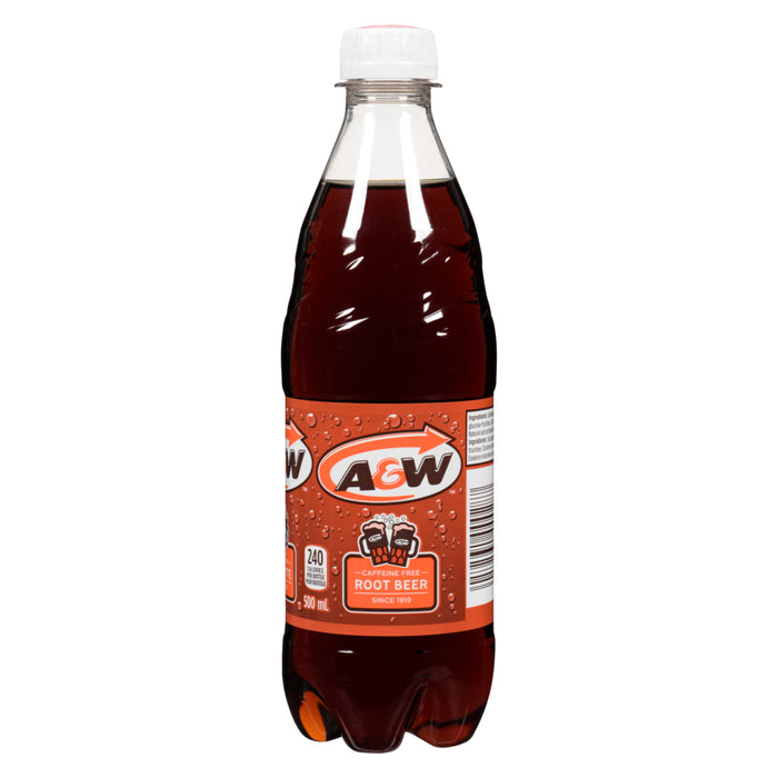 A&W Root Beer Caffeine Free, 500 ml