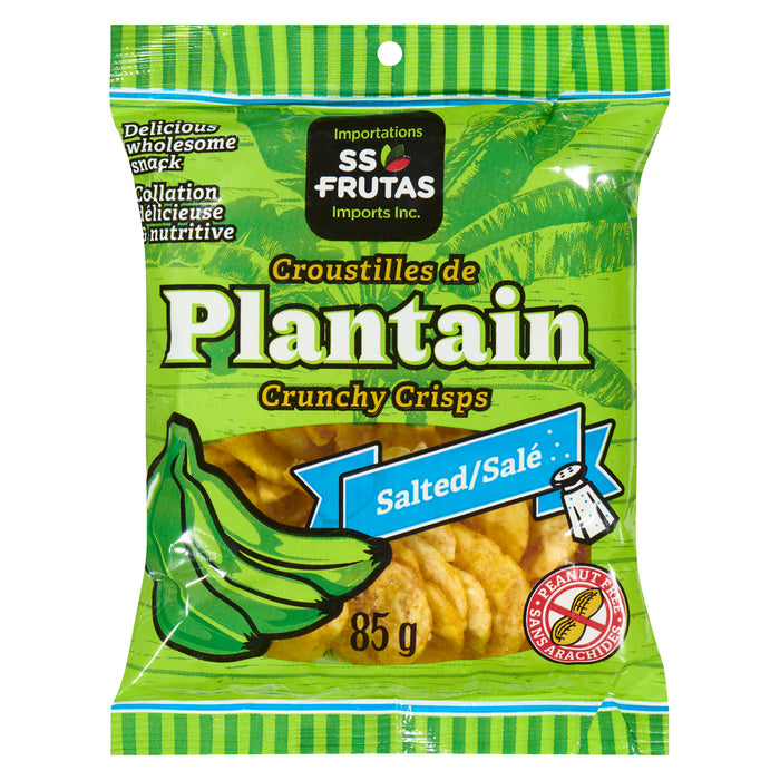 SS-Frutas Imports Inc. Plantain Crunchy Crisps Salted, 85-g