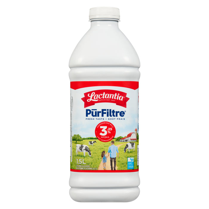 Lactantia PūrFiltre Homogenized Milk 3.25% M.F., 1.5 L