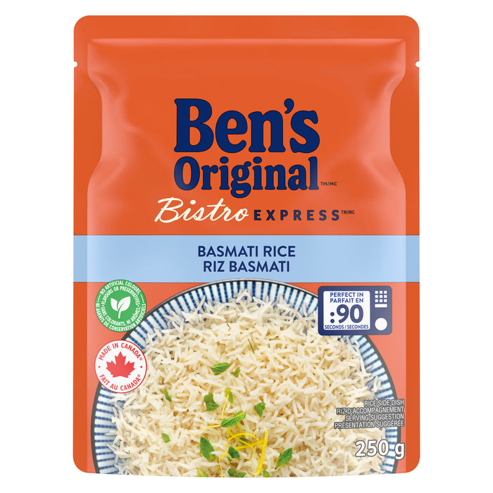 Ben's Original Bistro Express Riz d'Accompagnement Riz Basmati, 250 g