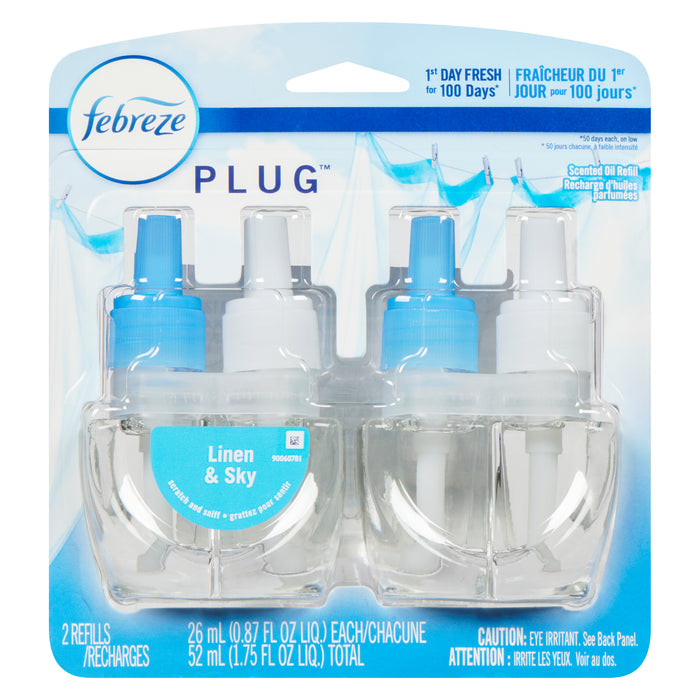 Recharge d'assainisseur d'air Febreze ciel et air frais - emb. de 2