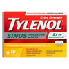 Tylenol pression et douleur des sinus extra fort, emballage de 18