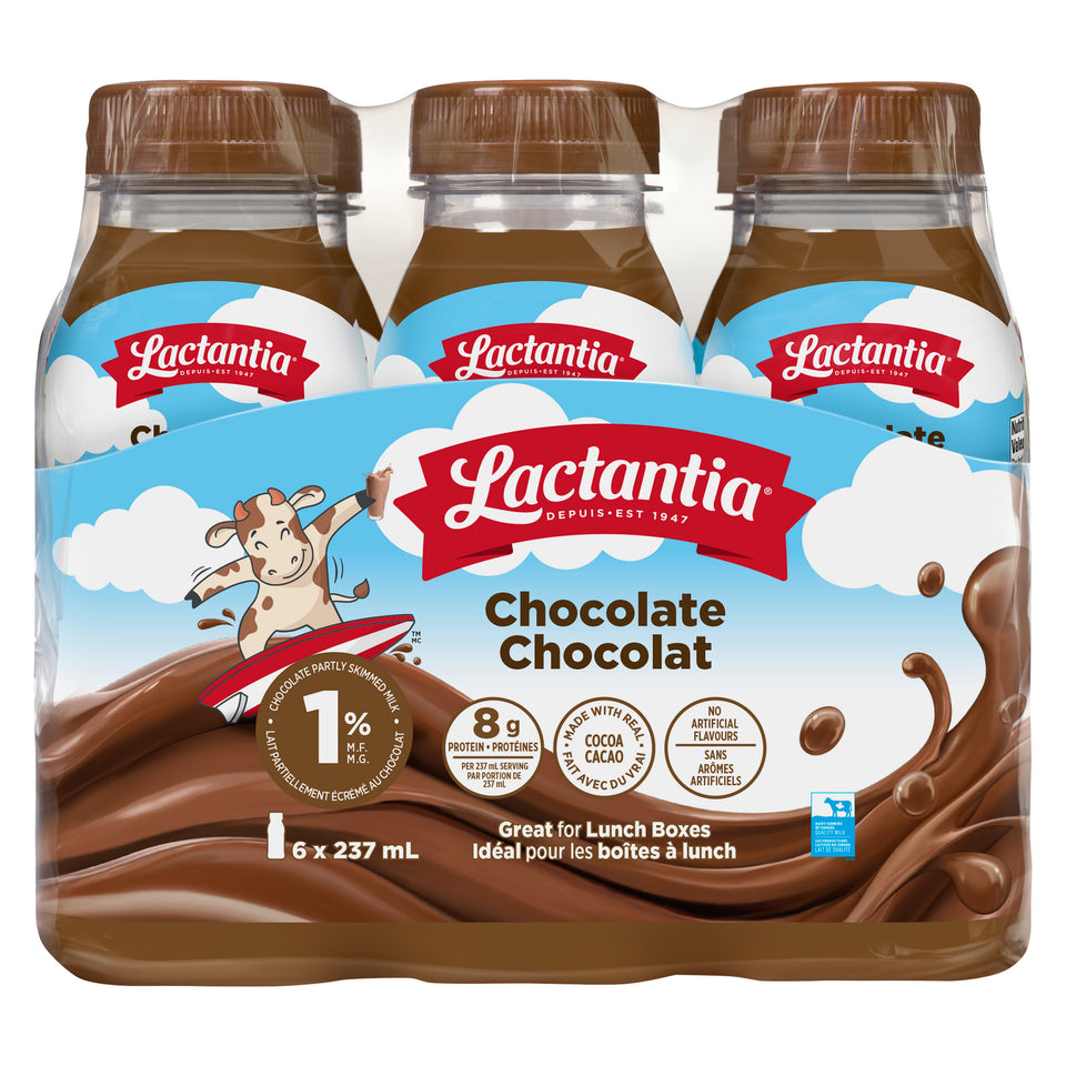 Lactantia Chocolate Milk 6pk. - 237ml – Giant Tiger