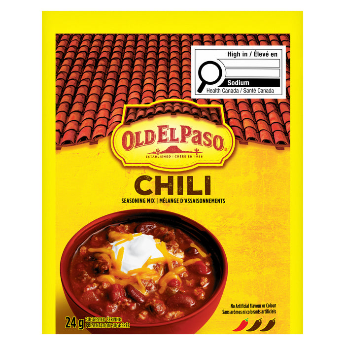 Old El Paso Chili Mélange d'Assaisonnements, 24 g