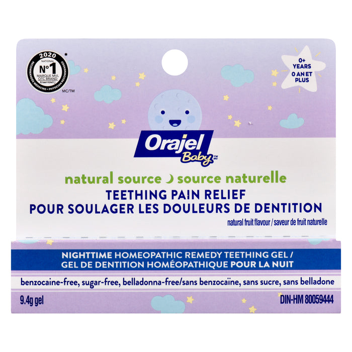 Baby Orajel Nighttime Homeopathic Remedy Teething Gel, 9.4-g