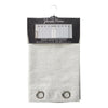 Johnson Home Curtain Panel with Grommets, 84-in, Grey, 1-Pack