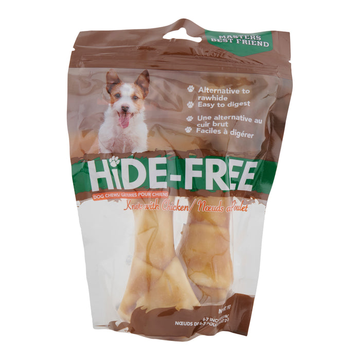 Hide-Free Knot Chews with Chicken, 2-Pack
