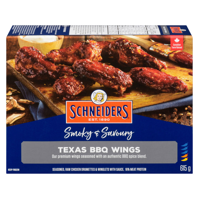 Schneiders Texas Smoky and Savoury BBQ Wings - 615g