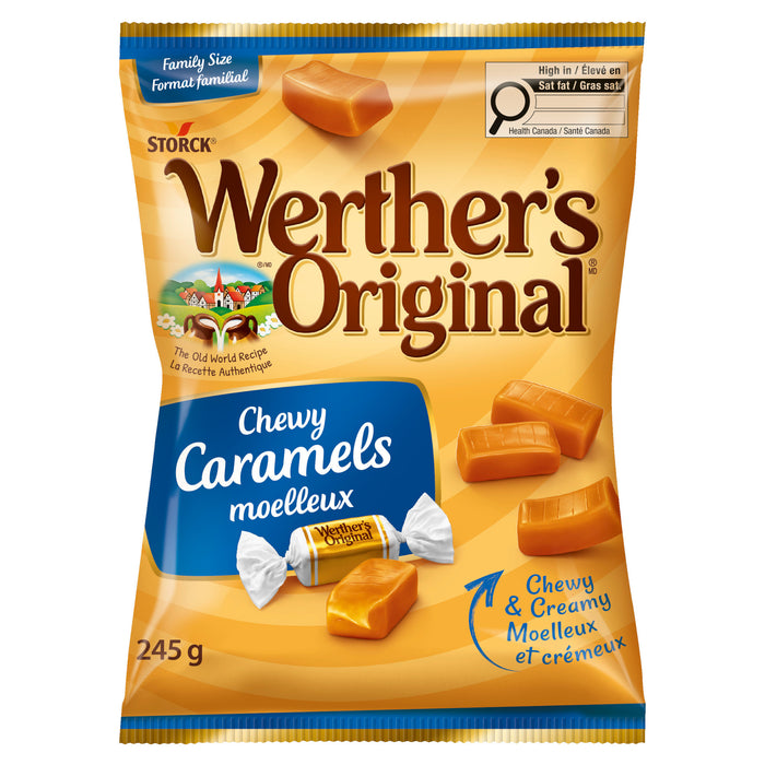 Werther's Original Caramels Moelleux Format Familial, 245 g