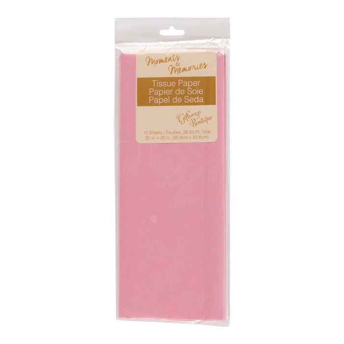 Tissue Paper, Pink, 10-Pack