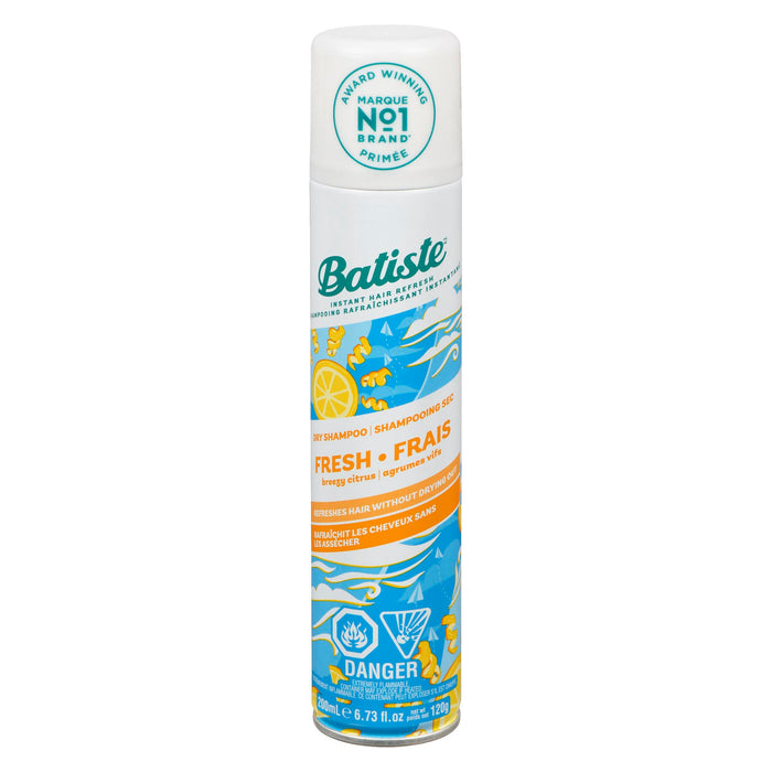 Batiste Dry Shampoo Fresh Breezy Citrus, 200 ml