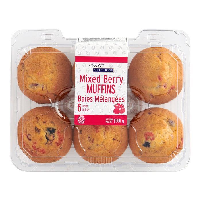 Muffins aux petits fruits Tasty Selections - 600 g