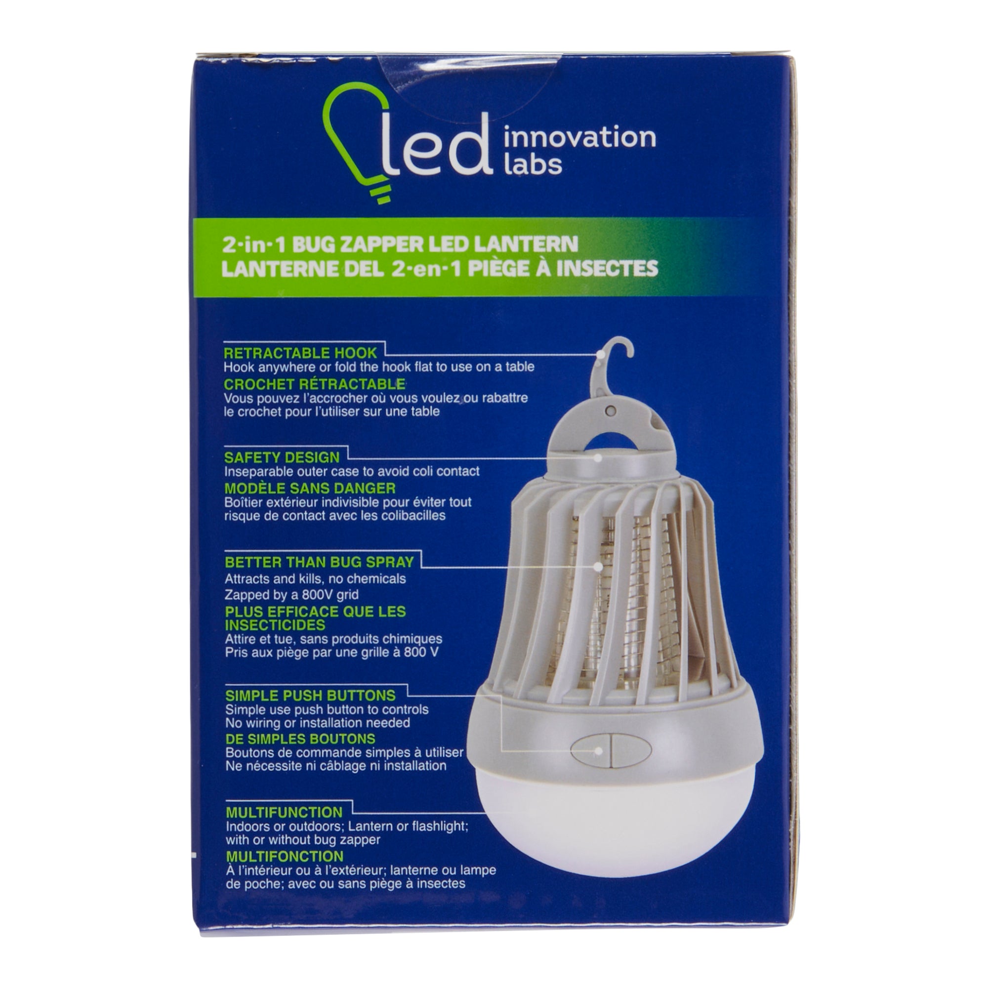 Portable 2in1 Zapper, Grey Giant Tiger