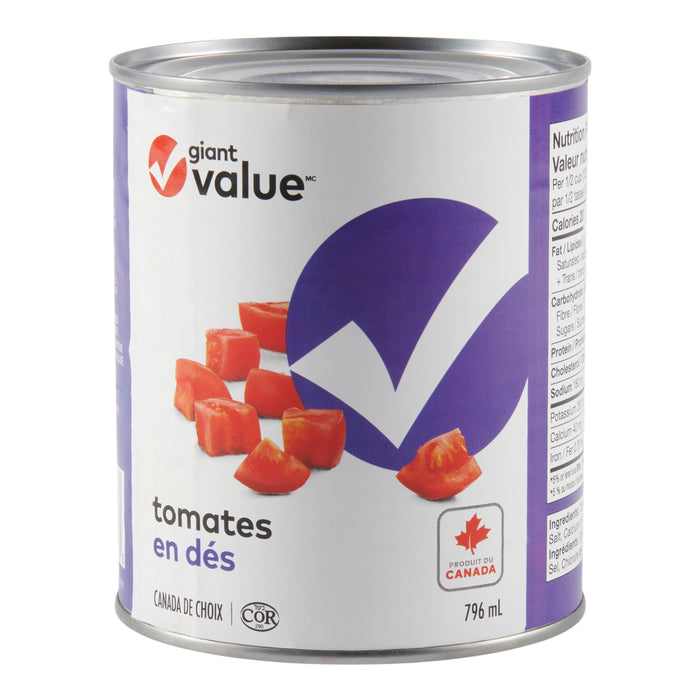 Giant Value Diced Tomatoes, 796 ml