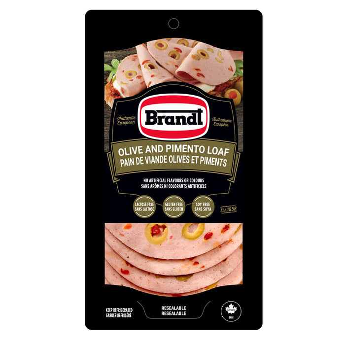Brandt Olive and Pimento Loaf, 150 g