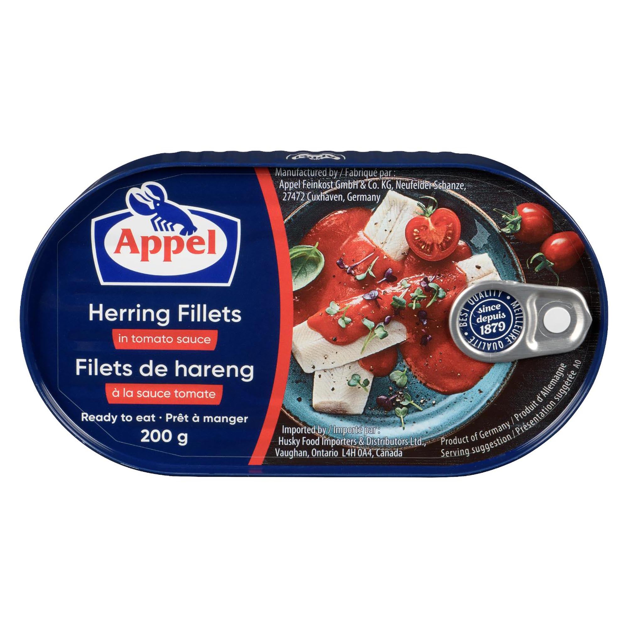 Appel Herring Fillets in Tomato Sauce, 200g Giant Tiger