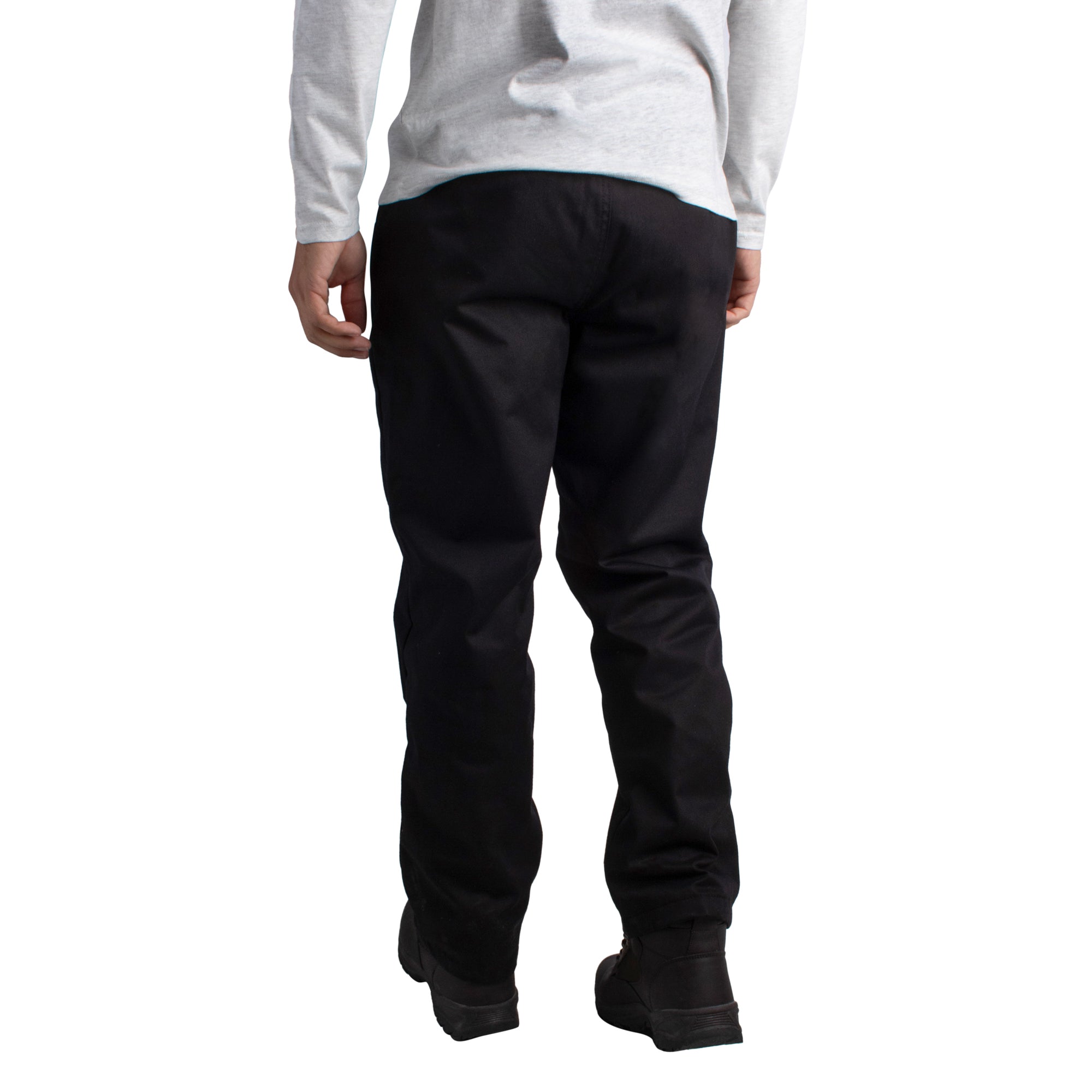 Tradesmax Pro Men's Black Polyester Work Pants, 32In Giant Tiger