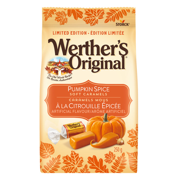 Bonbons au caramel mous à la citrouille épicée Werther's Original, 250 g