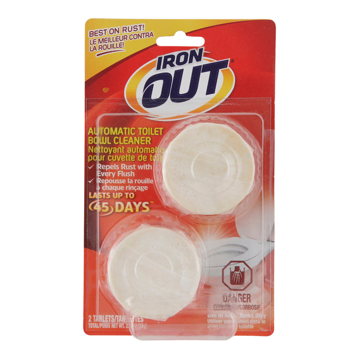 Iron OUT Nettoyant automatique pour cuvette de toilette, emb. de 2