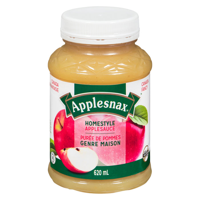Applesnax Homestyle Applesauce, 620-ml