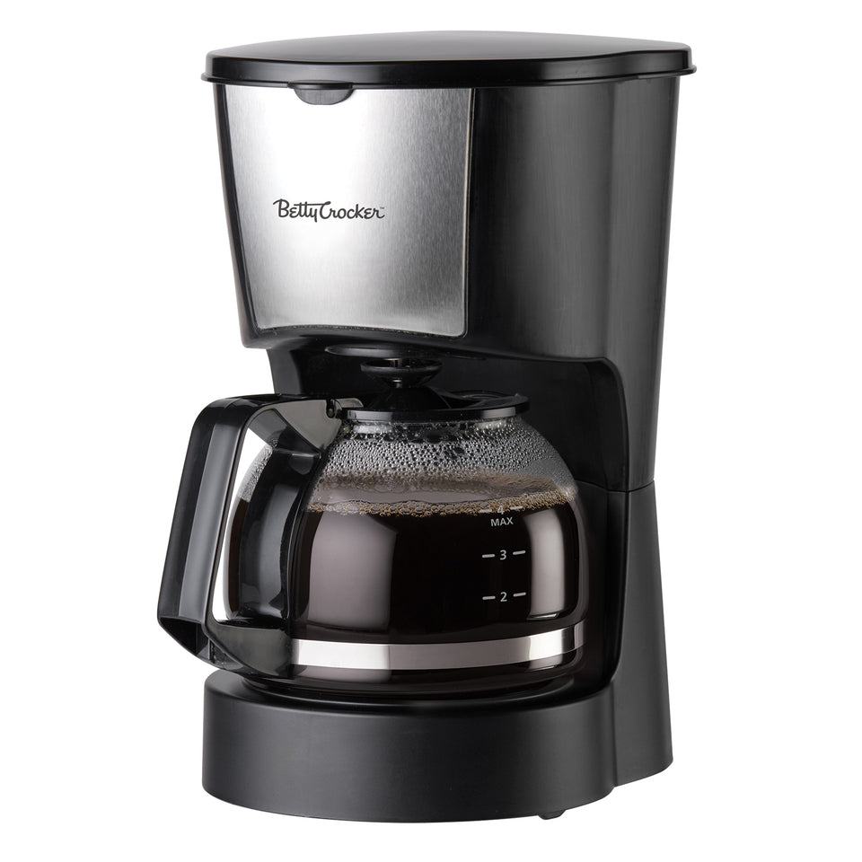 Betty Crocker 4-Cup Coffee Maker, Black – Giant Tiger